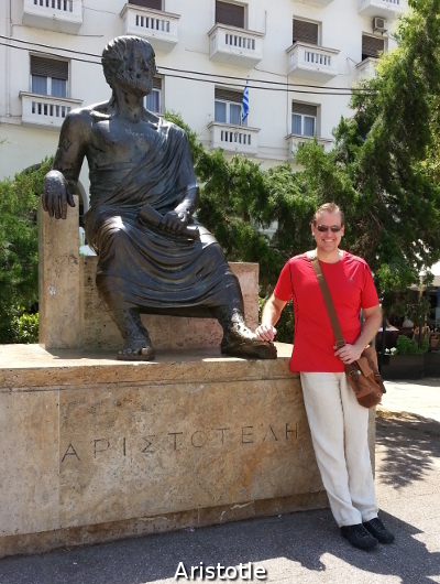 Aristotle Statue Thessaloniki